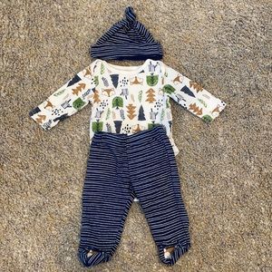 (3) piece 0-3m outfit